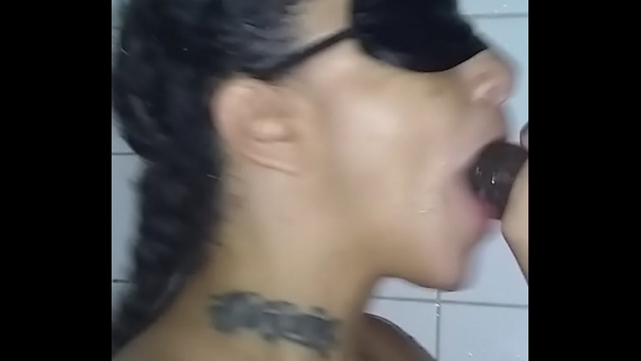 Showering with a big dick