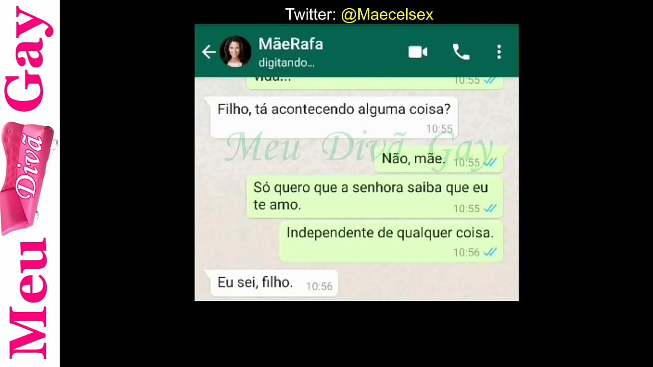 Ele contou seu segredo para a mãe