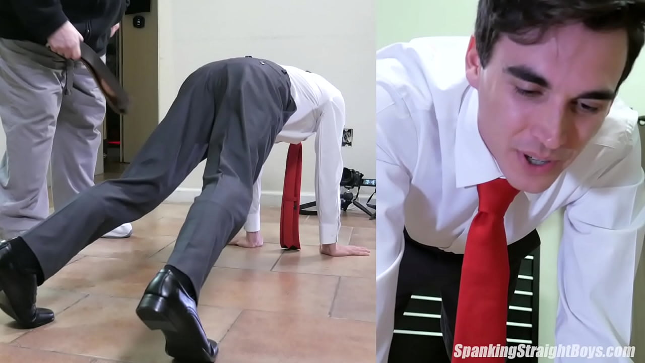 Humiliating Business Suit College Student Spanking