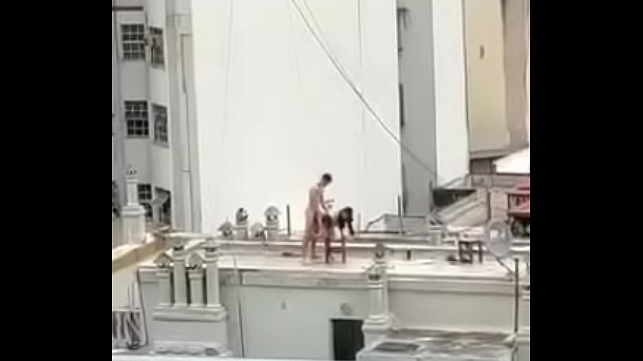 Fucking at the Top of the building