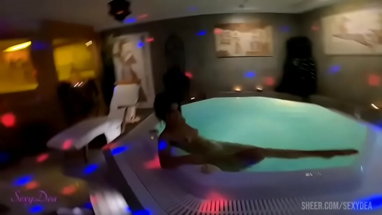 Whirlpool fun in a spa