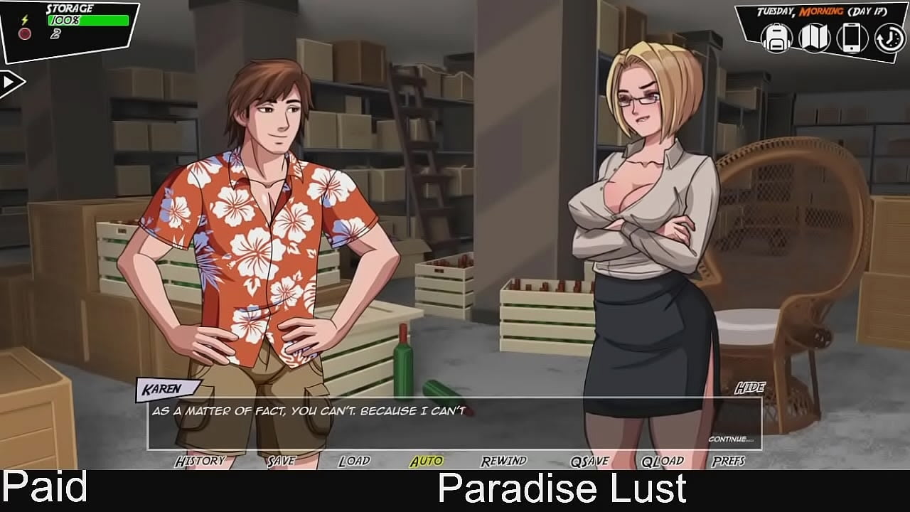 Paradise Lust ep 08(Steam game) Visual Novel