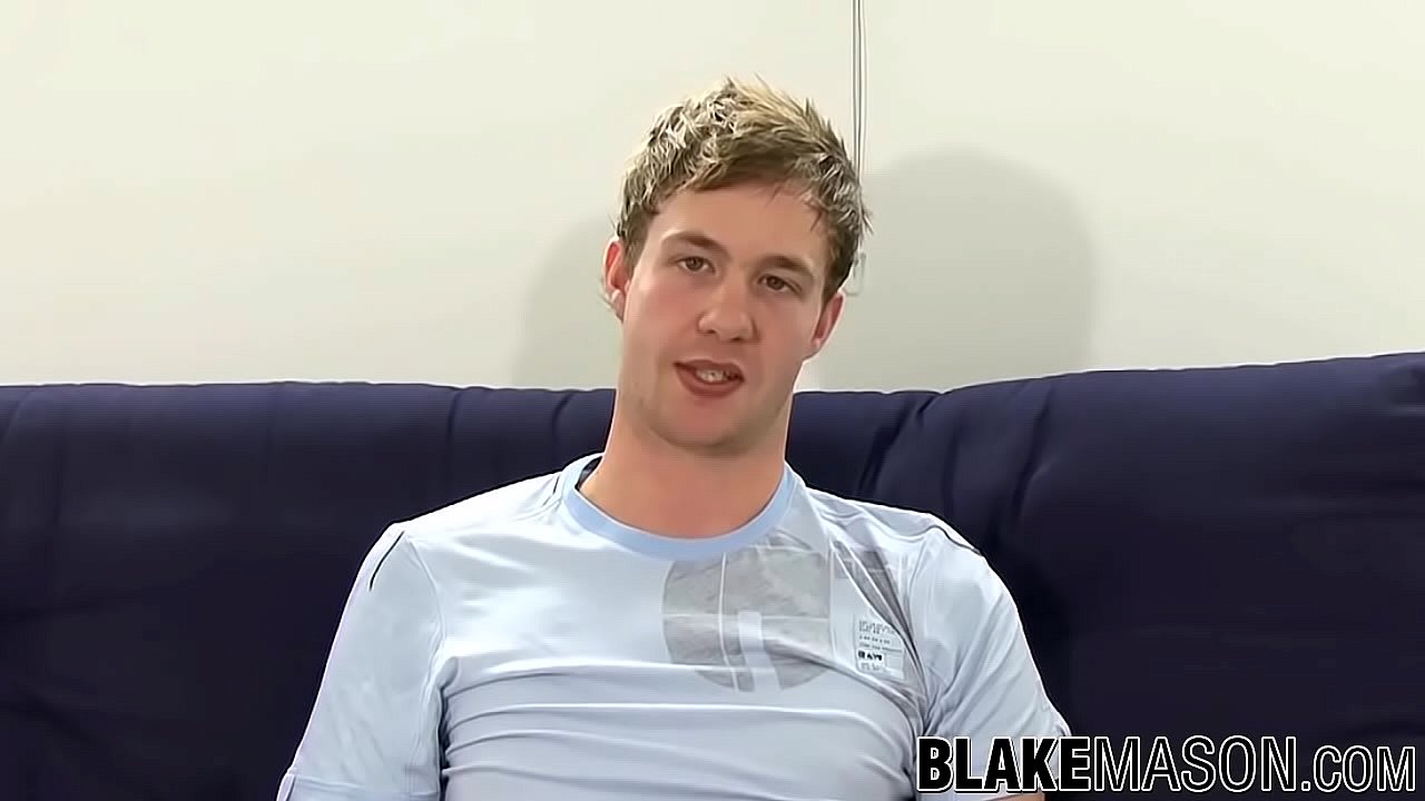 UK twink undressing for solo masturbation