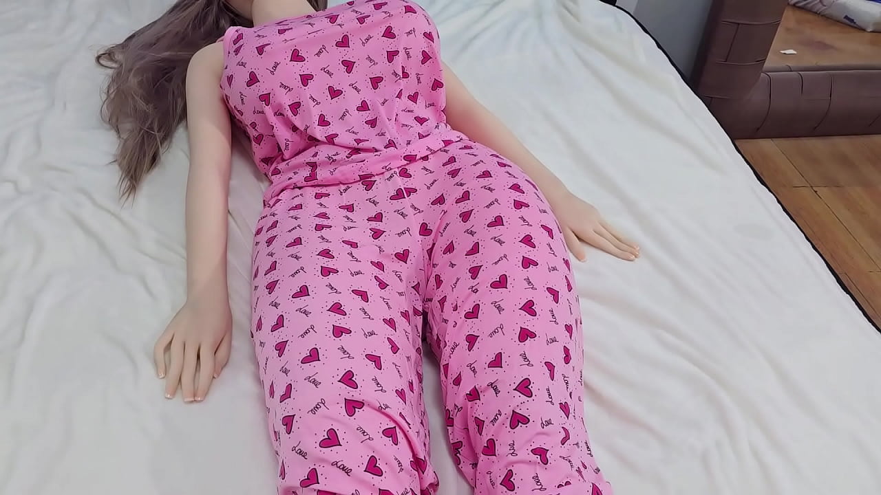 My Beautiful Stepdaughter Resting Looks Delicious in Her Pink Pajamas