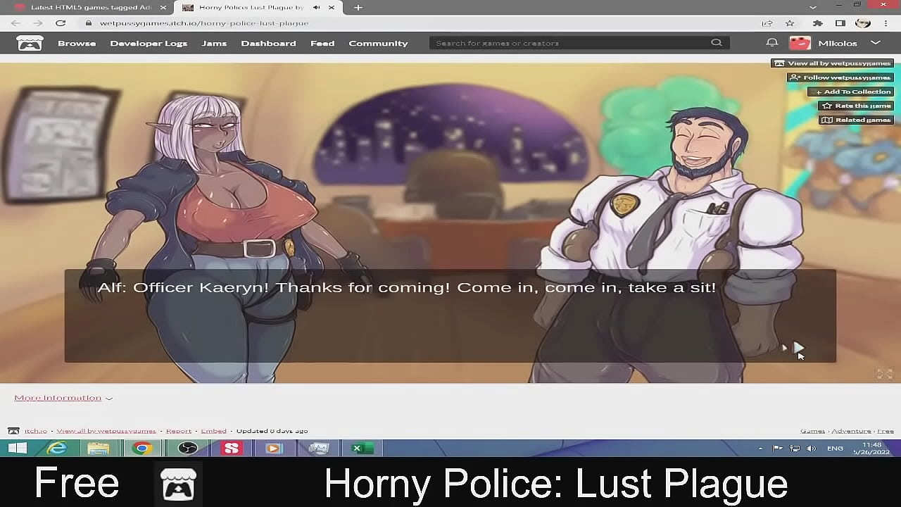 Horny Police (free game itchio ) Adventure