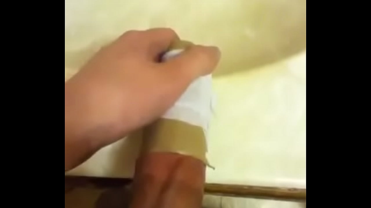 Fucking a toilet paper roll