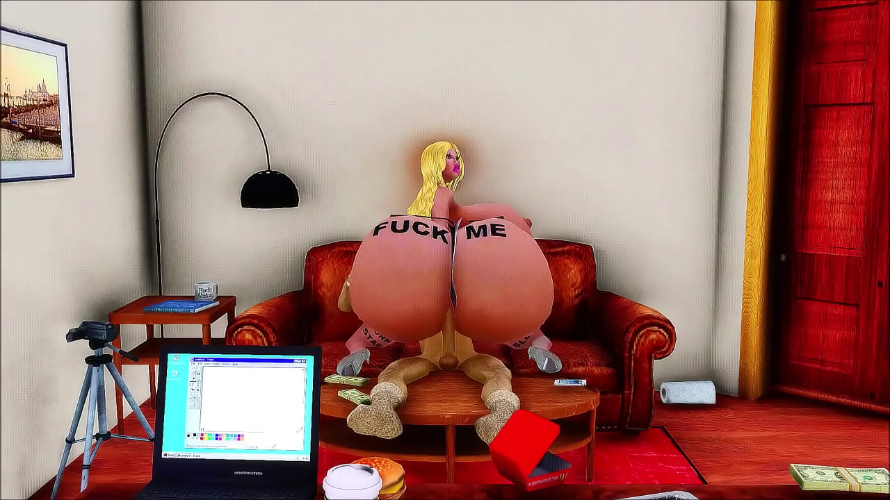 3d ass riding cock