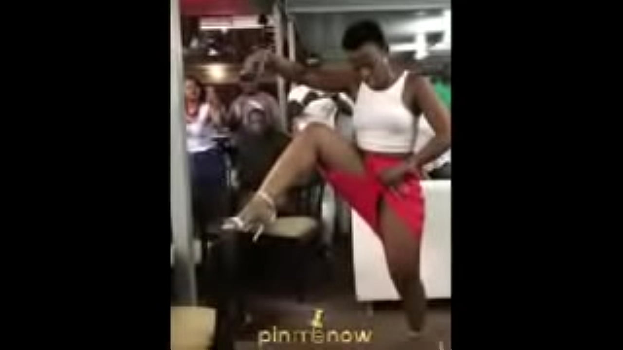 Lady Dancing After Drinking Some Bottles Of a.