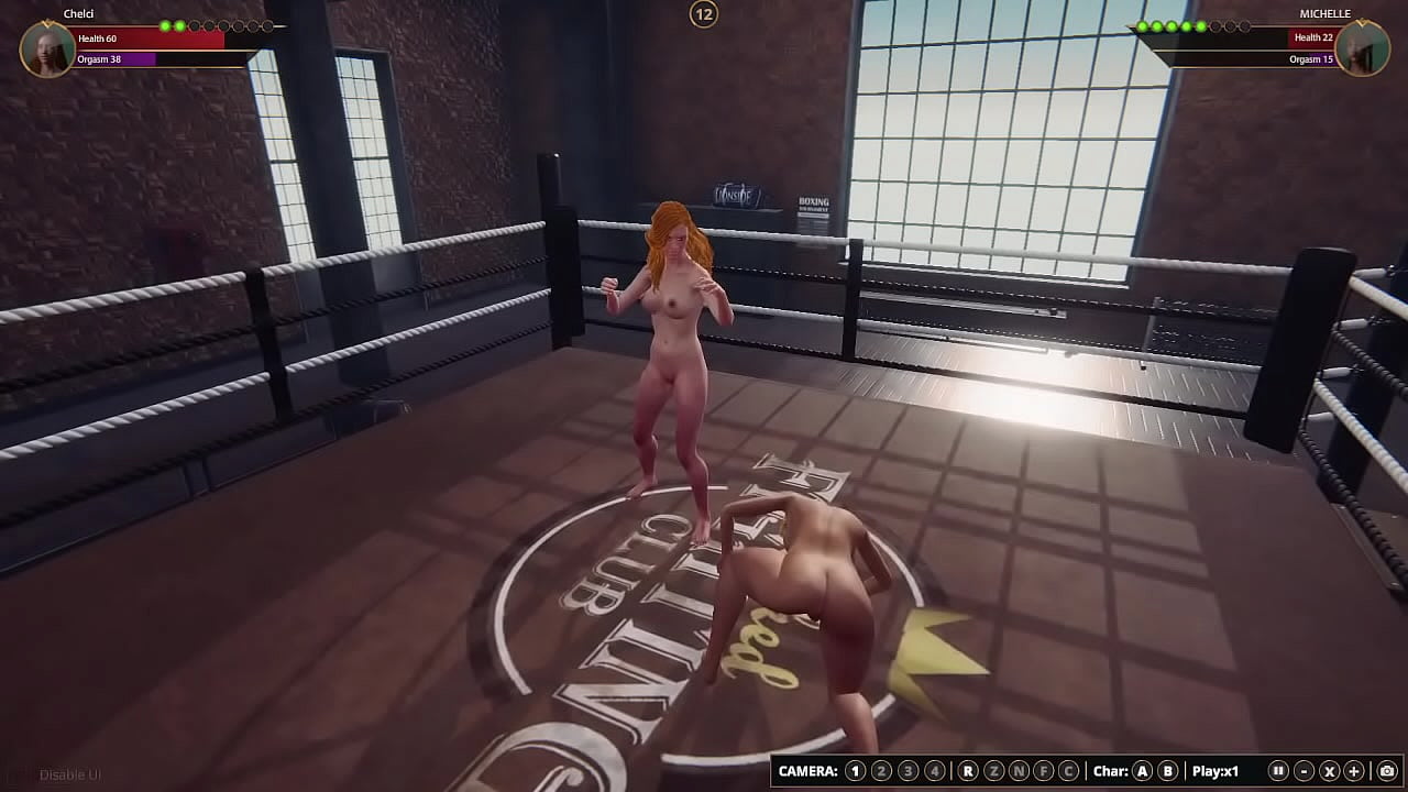 Chelci and Michelle have a sex battle at the old boxing ring map