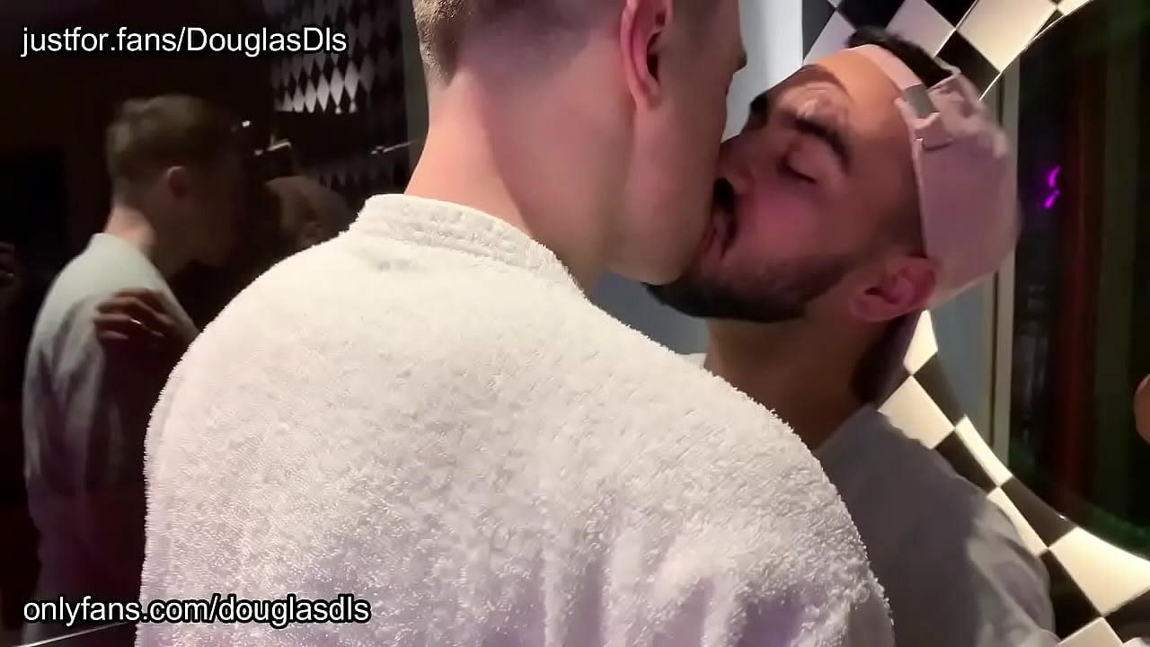 Douglas Smith kissing and sucking Kayden Gray's dick in the Axel Hotel Madrid