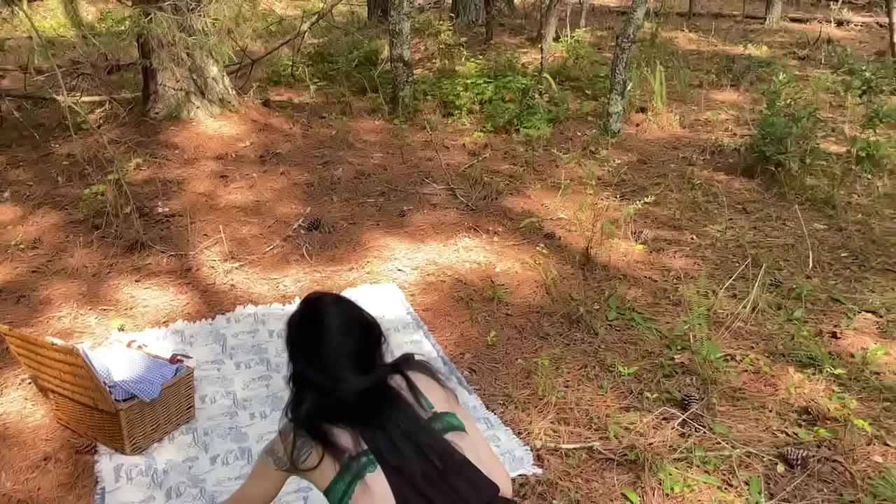 Fucking myself in the woods