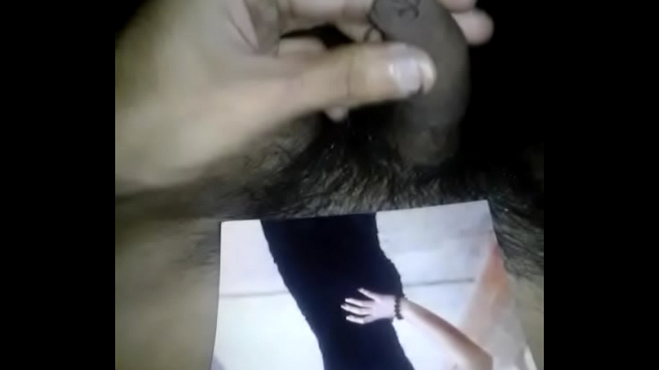 Masturbada con su foto