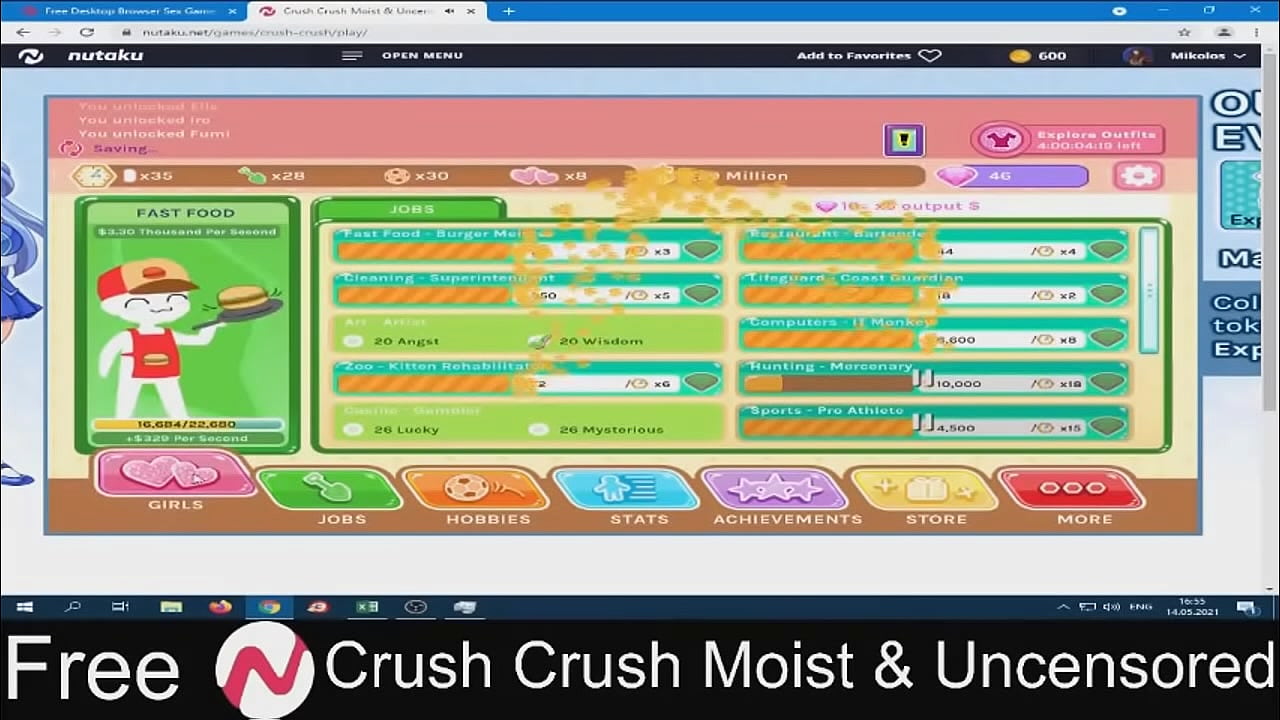 Crush Crush ( free game nutaku ) Clicker