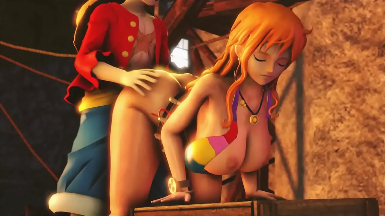 Jujala - One Piece - Luffy fucks Nami with doggystyle