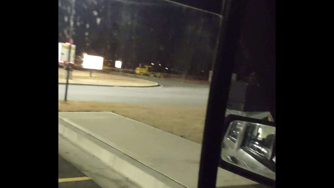 Stroking my dick in a busy parking lot