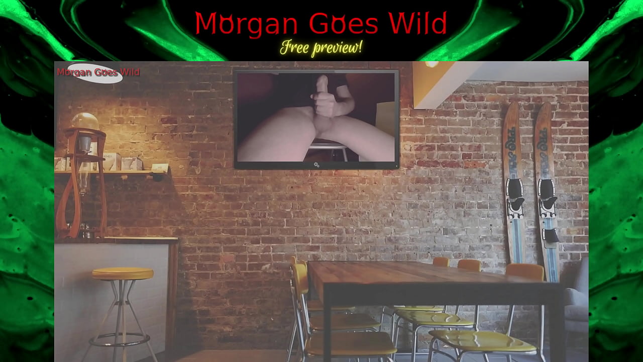 MorganGoesWild - Wanking on TV -- F.r.e.e  p.r.e.v.i.e.w.!