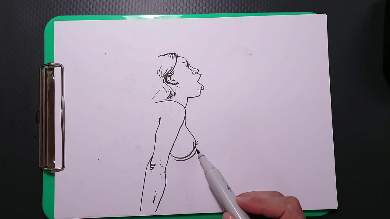 How to do a quick sketch, erotic drawing