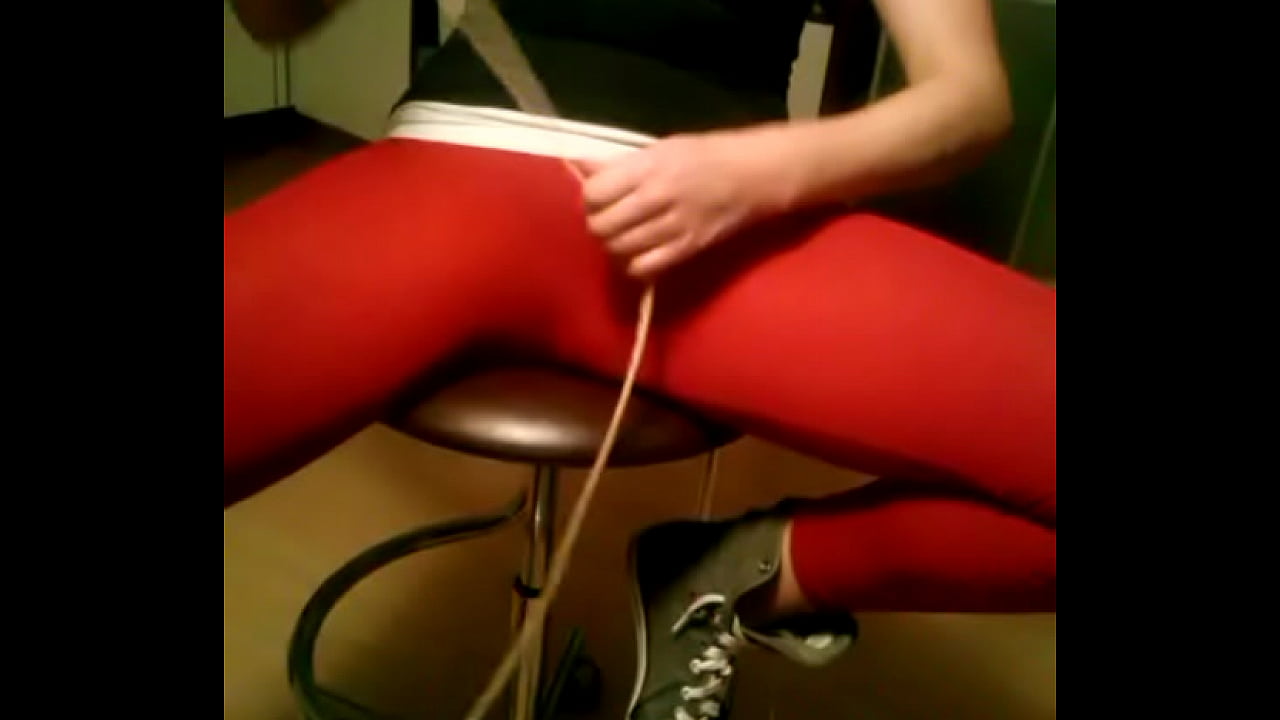 red leggings