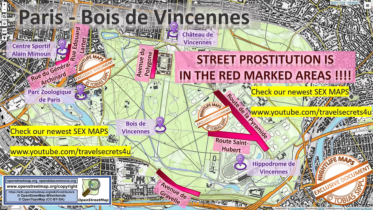 Street Prostitution Map of Paris, France with Indication where to find Streetworkers, Freelancers and Brothels. Also we show you the Bar, Nightlife and Red Light District in the City