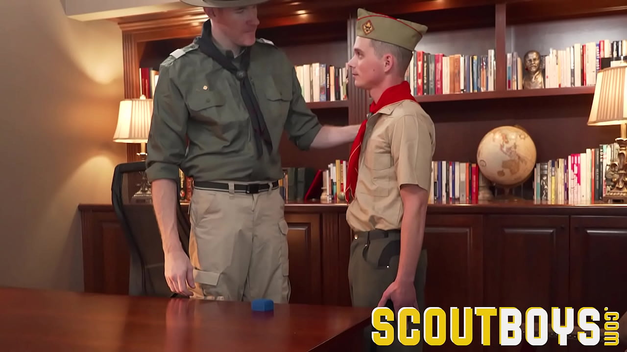 Scout teenager ass fucked by hunky daddy