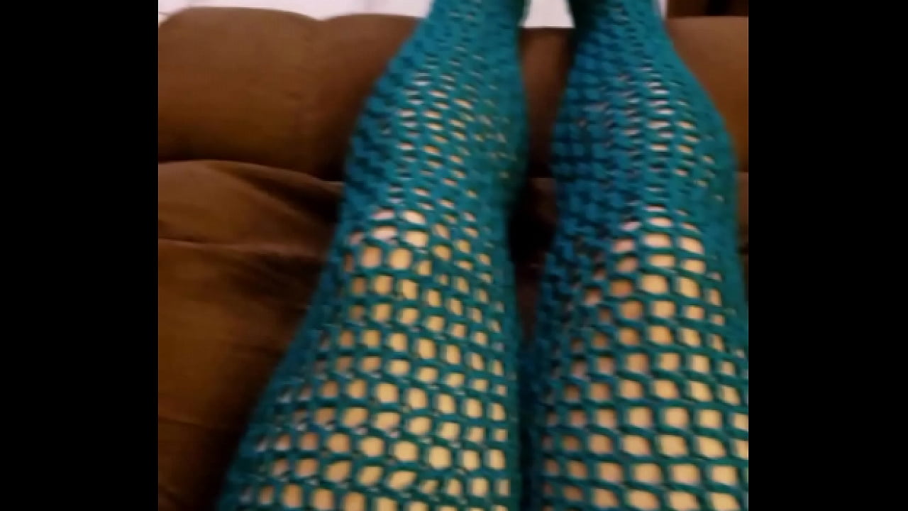 Thigh High Teal Crochet Socks