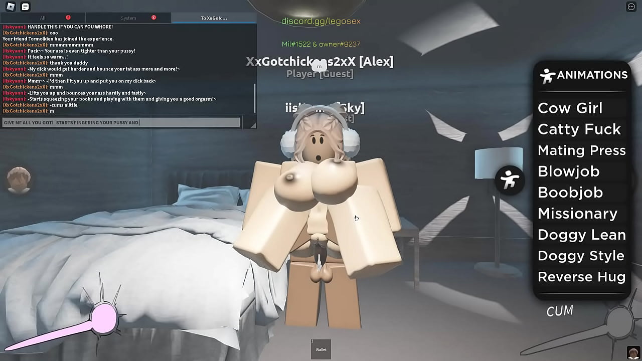 Roblox blonde hoe gets railed
