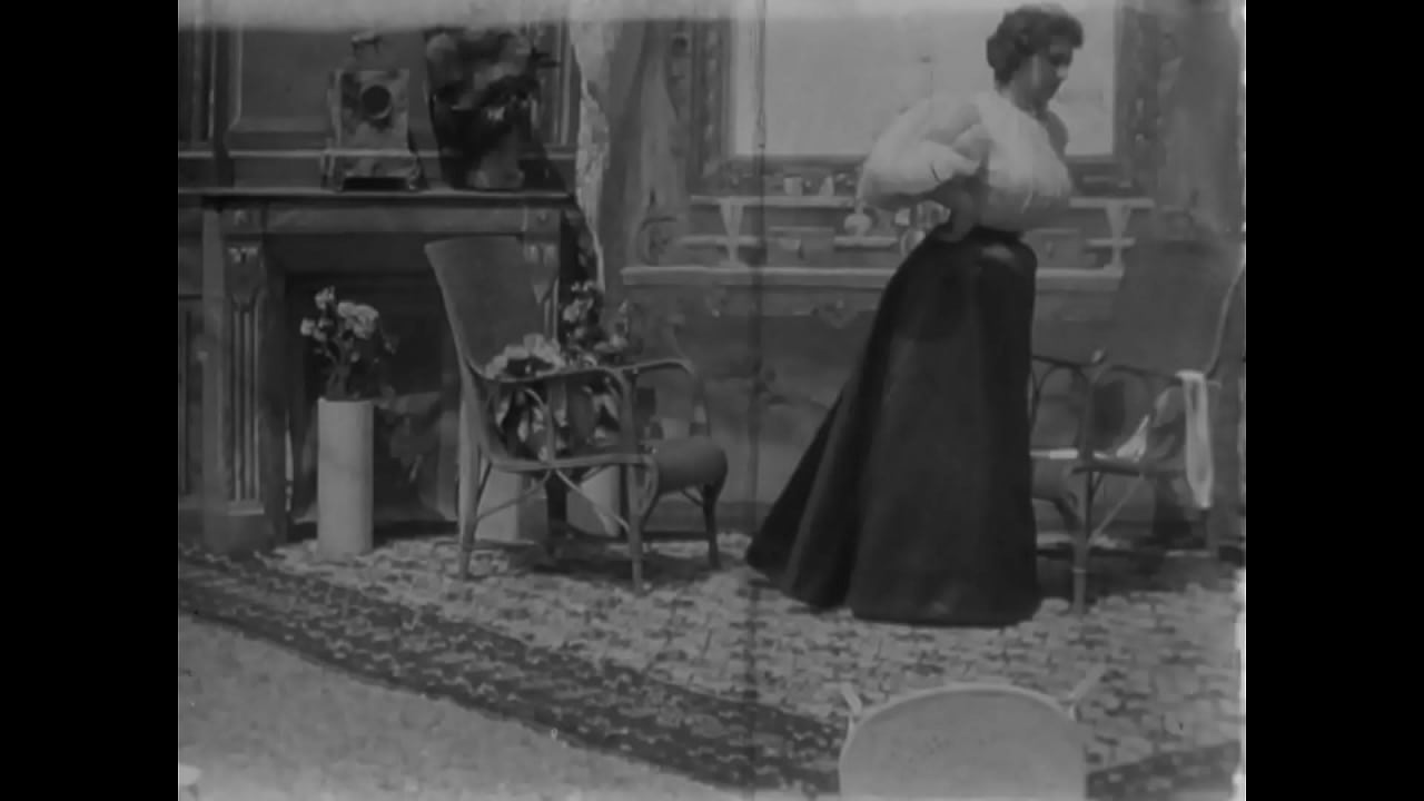 Oldest vintage striptease movie from 1896