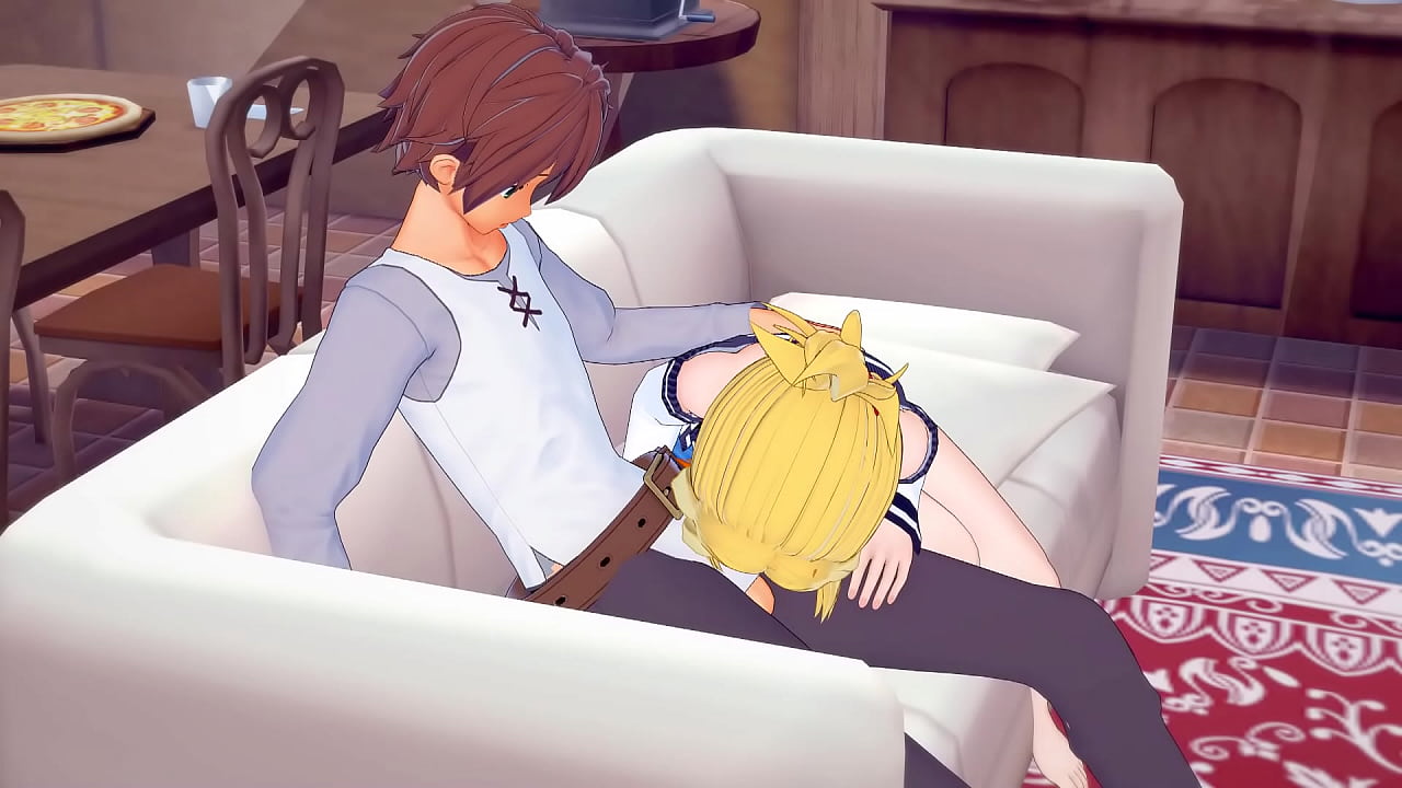 Kazuma Spends The Night With Luna