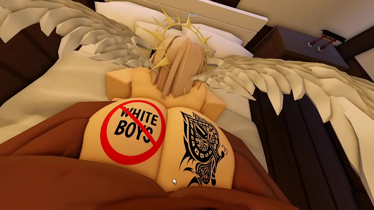 Roblox angel gets fucked by black demon