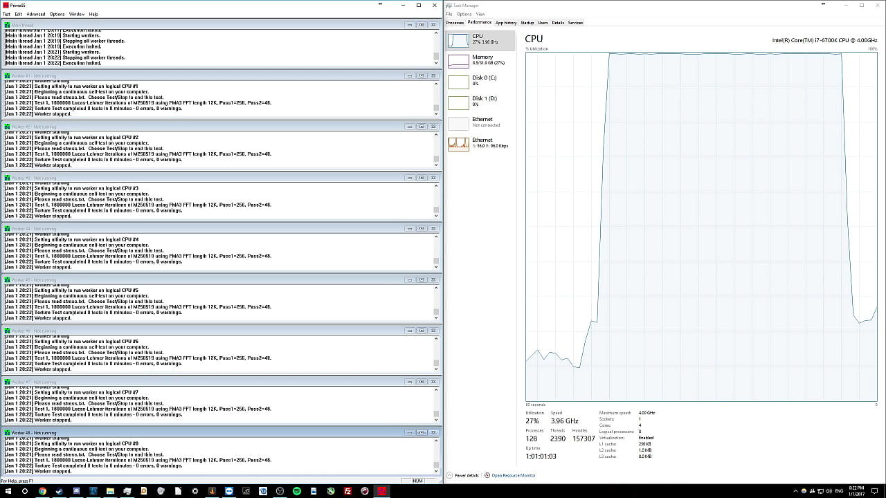 i7-6700K Takes HUGE Load from Prime95