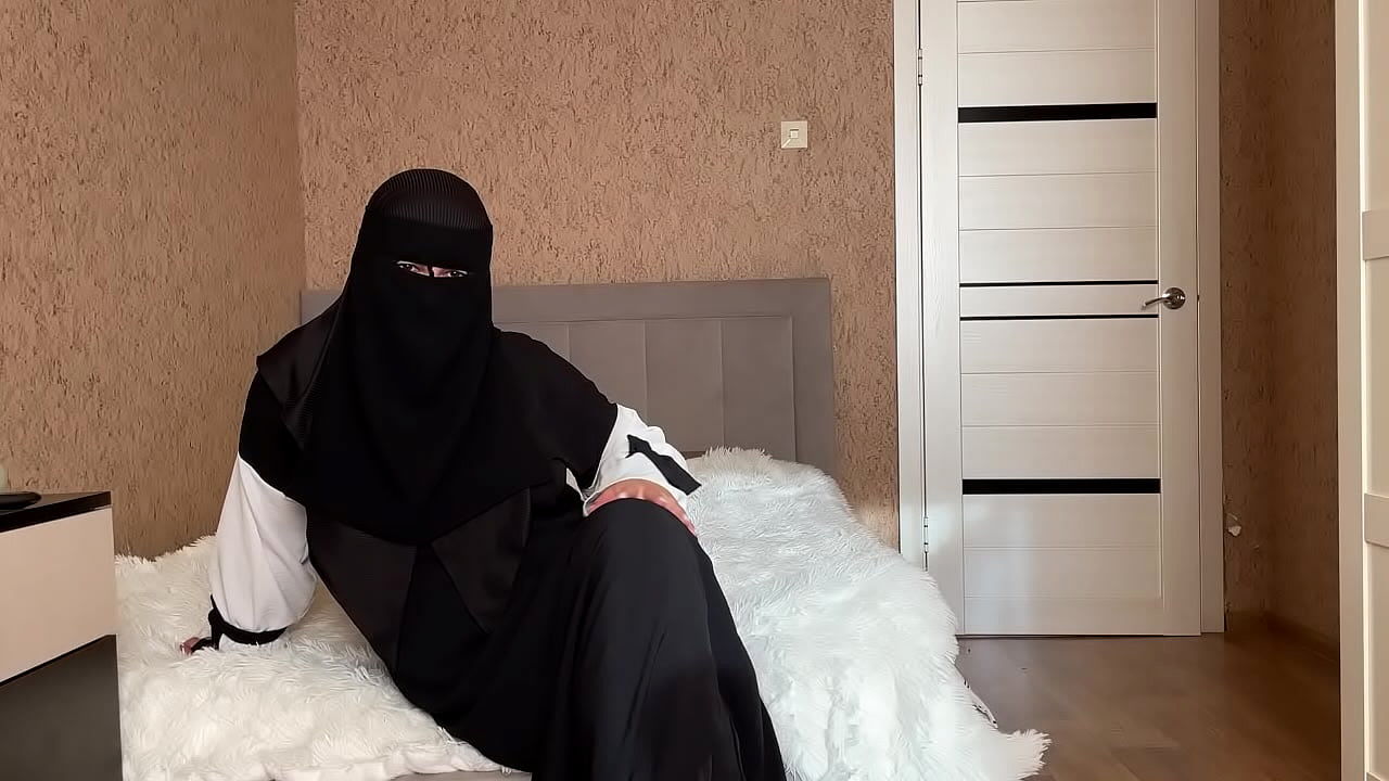 Creampie of busty arab girl in stockings