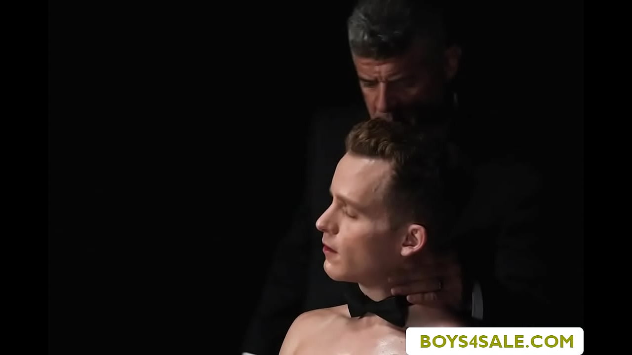 Dylan Tides is ready on his grooming session with his two Master.First Master Dillon Stone makes his ass so wet