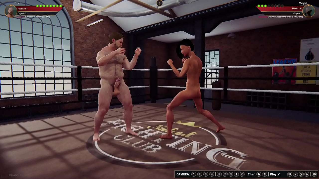 Ethan and Meigui have a second sex battle in NF3D