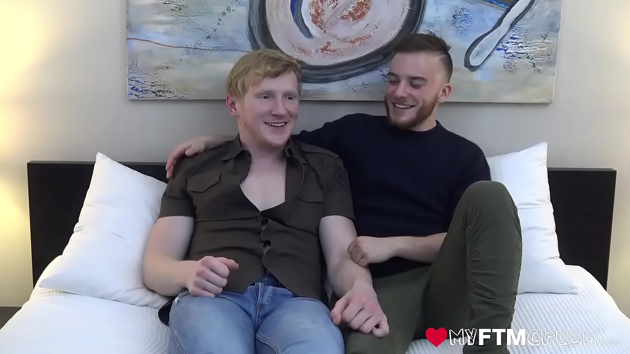 FTM jock riding big cock after blowjob