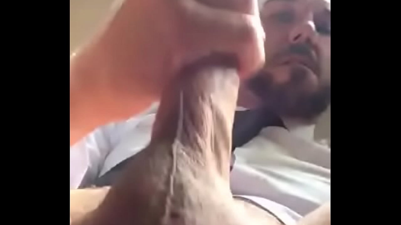 stroking cock while at work
