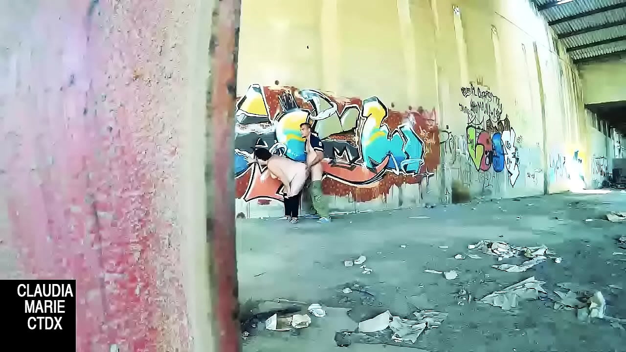 When a street wall is good for fucking hard