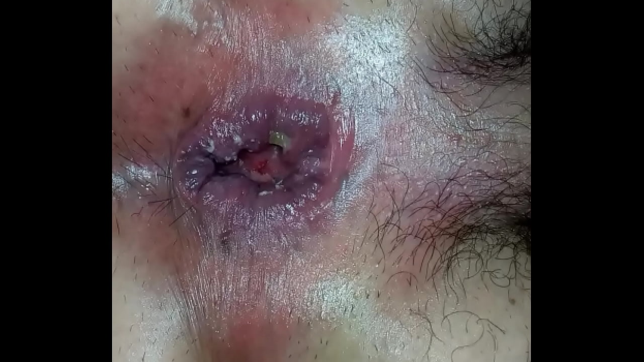 Close up Gaping after shower