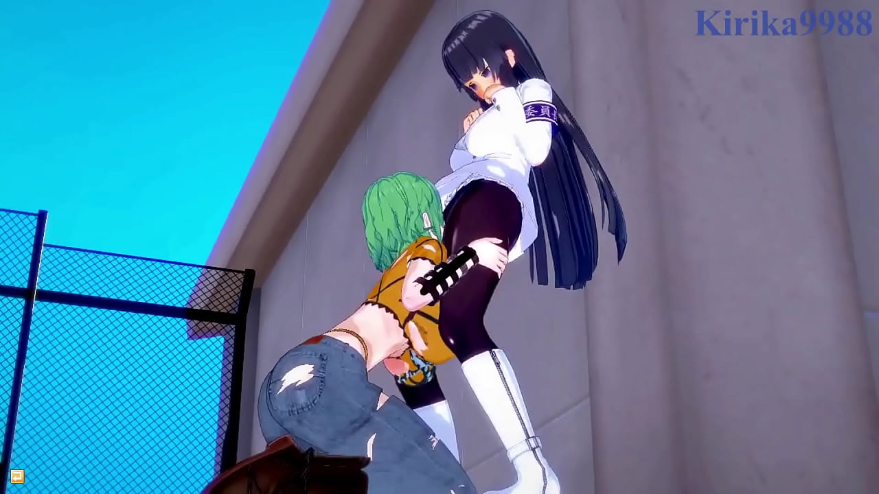 Hikage and Katsuragi and Ikaruga intense futanari sex. - Senran Kagura Hentai