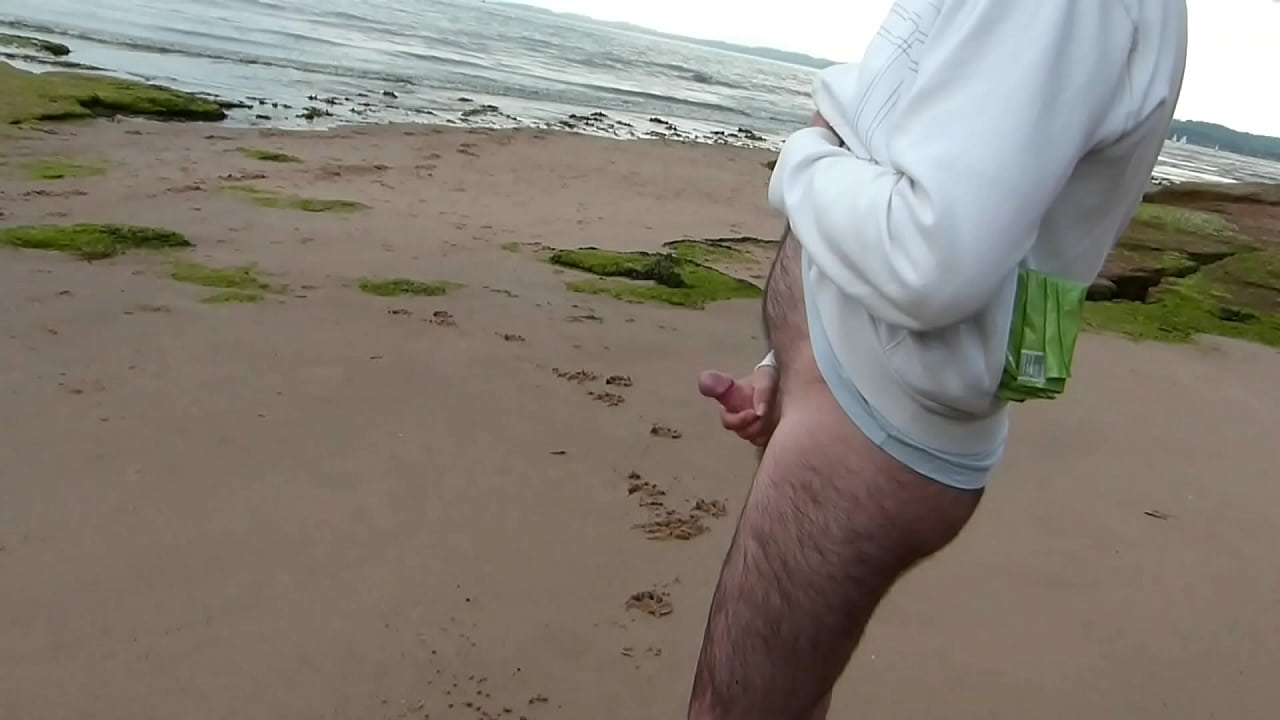 A Quick Wank On The Beach