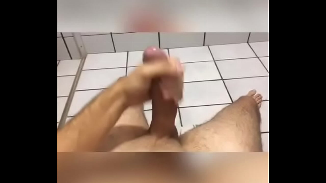hard cock cumming at hot neighbour's bathroom