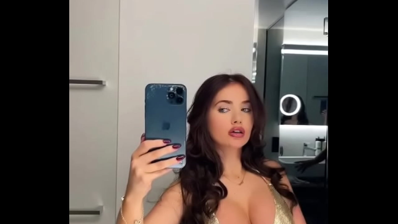 Hot tik tok video with beauty