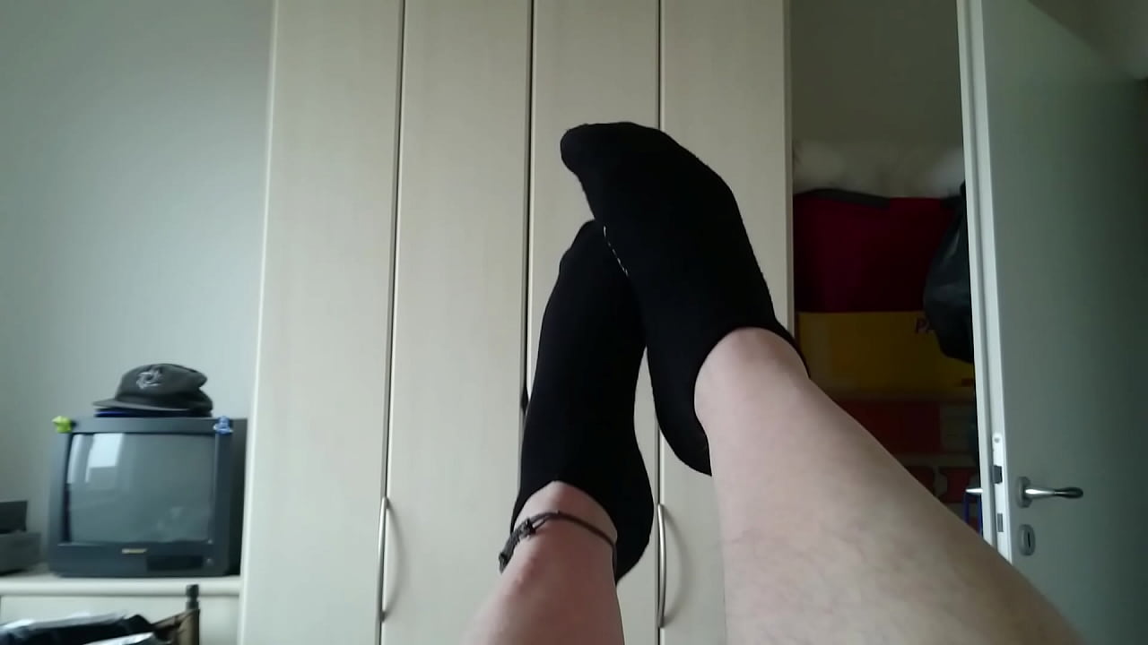 Schwarze Sneaker Socken