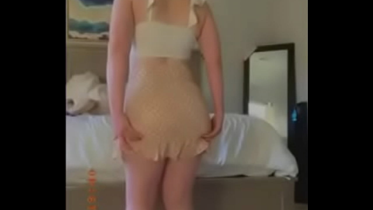 Nice ass in skirt