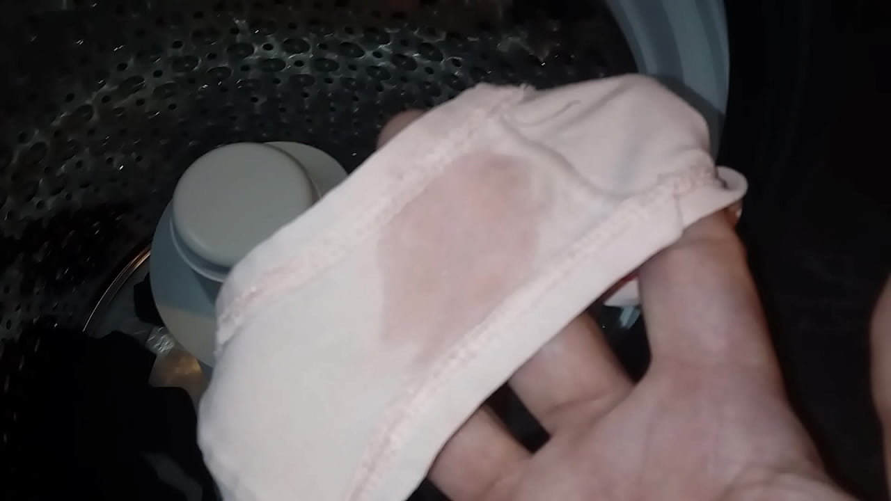 Sniffing panties wet pussy