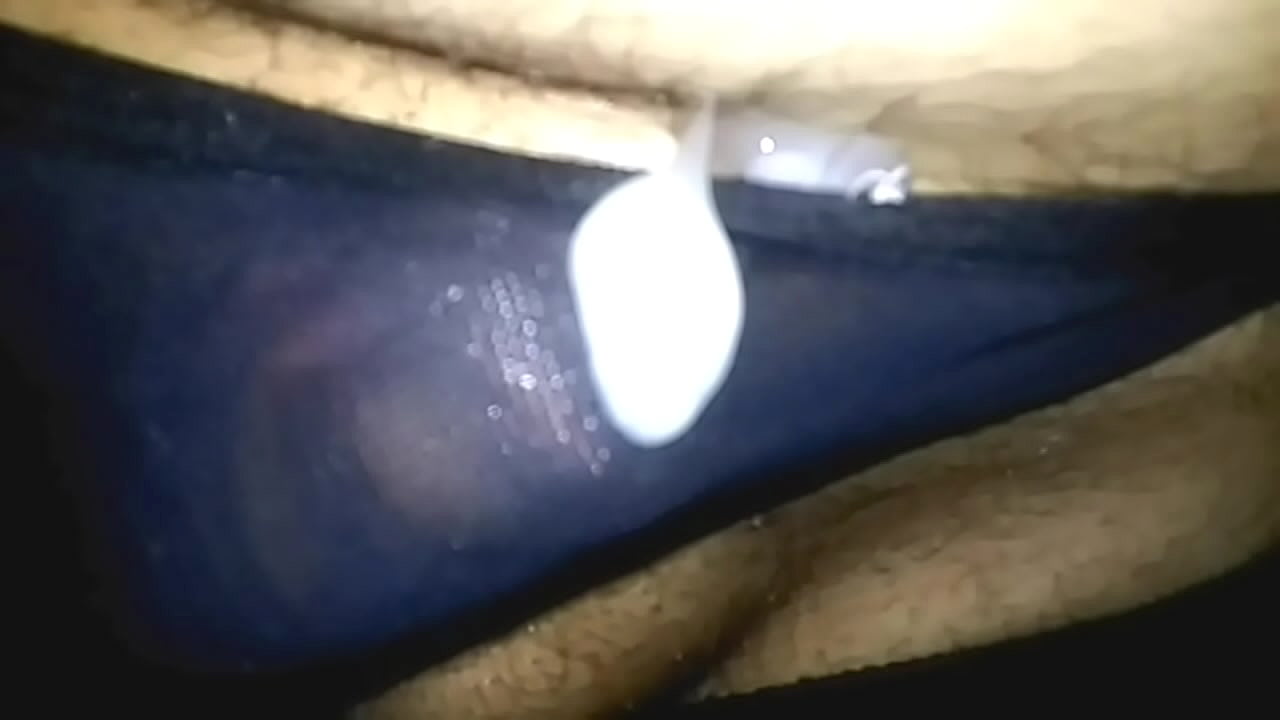 cumshot trapped in panties