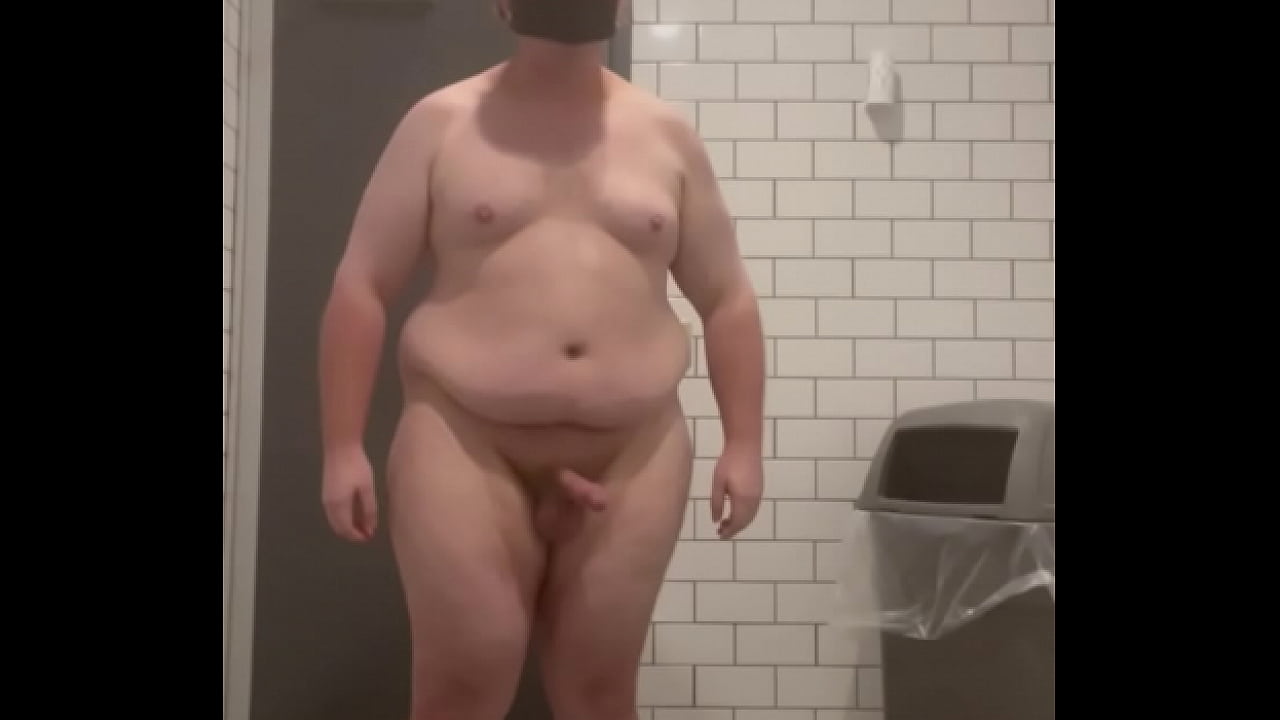 Sexy chub getting naked