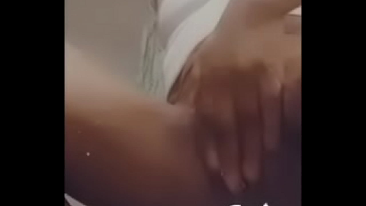 Redbone teen rubbing pussy until she cum