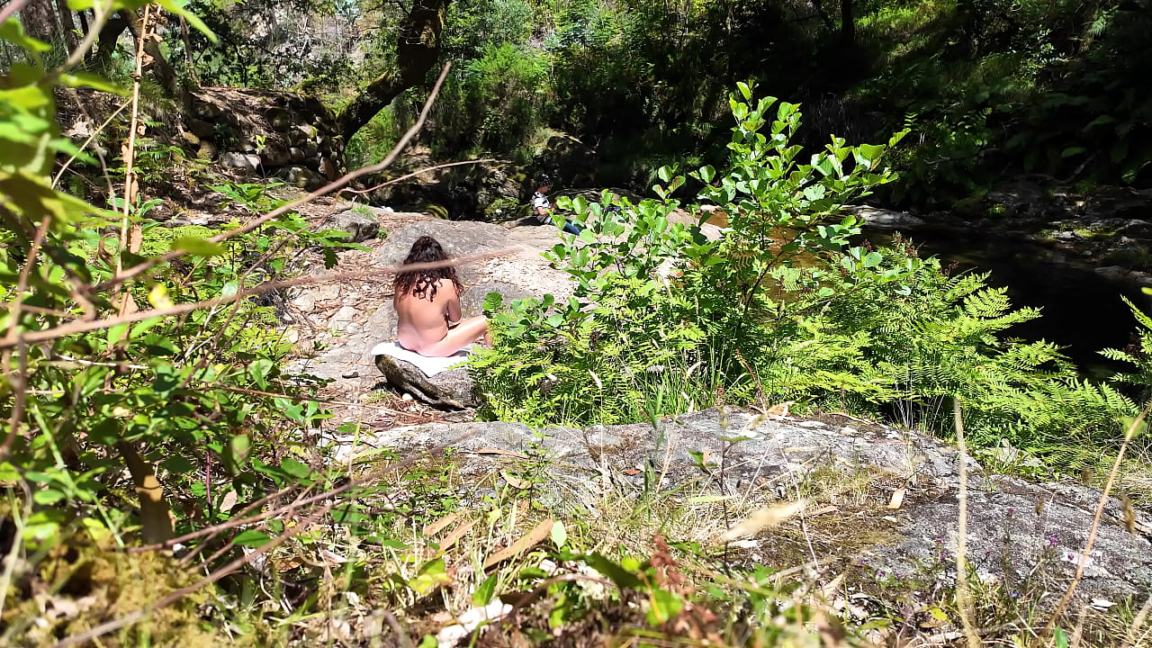 Voyeur Stranger Fucks Girl on Nudist Beach. She's Shocked!