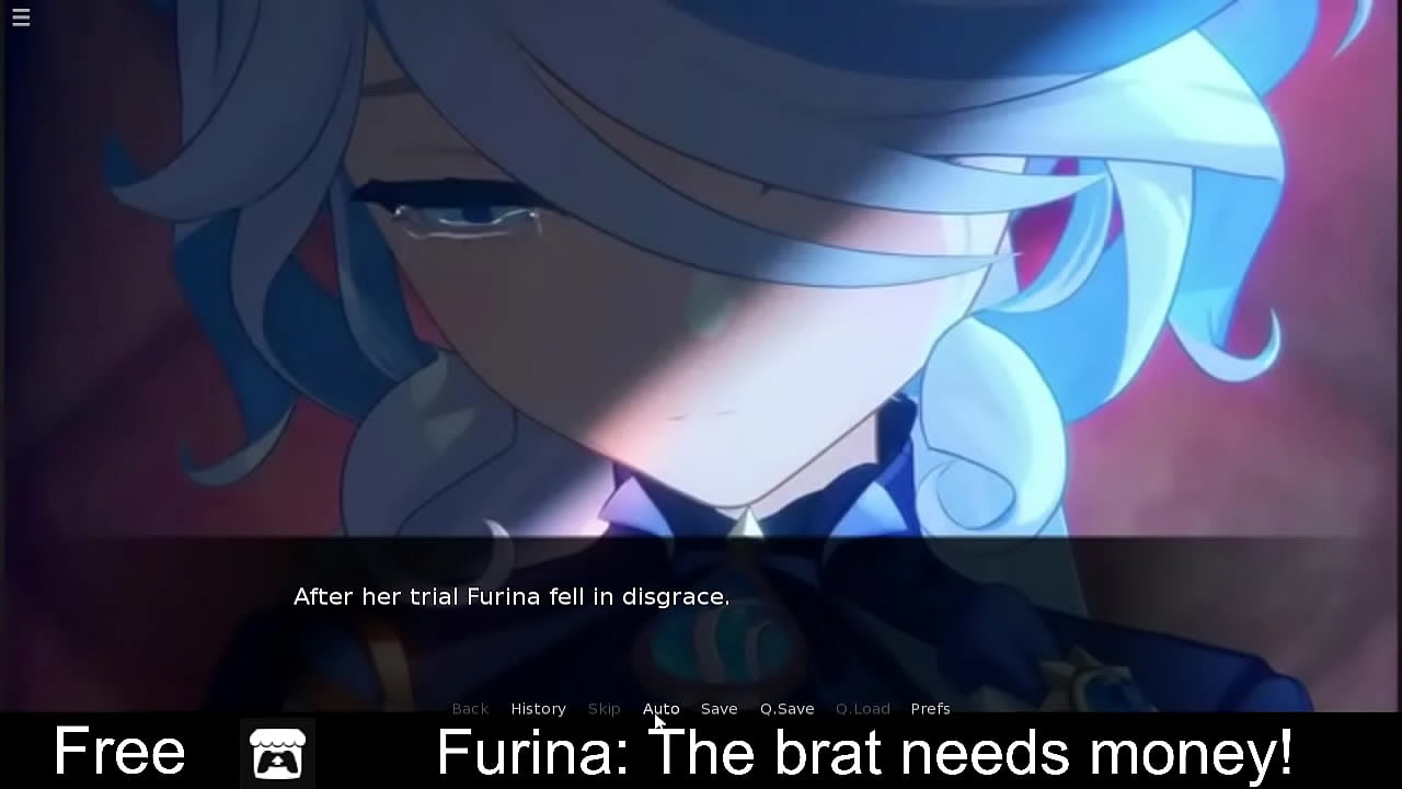 Furina: The brat needs money! (free game itchio) Visual Novel, Role Playing