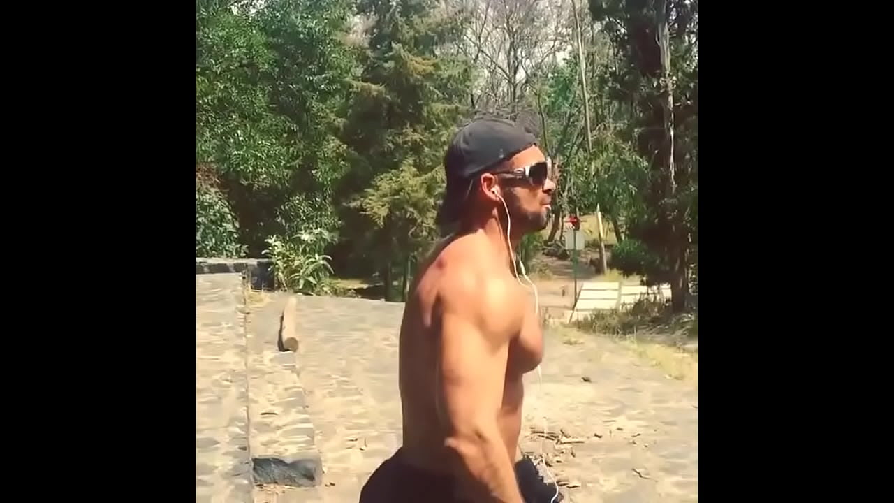 Fitness male host and stuffed ass